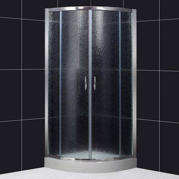 Shop Dreamline Sector 31x31x73 Rain Glass Shower Enclosure Free