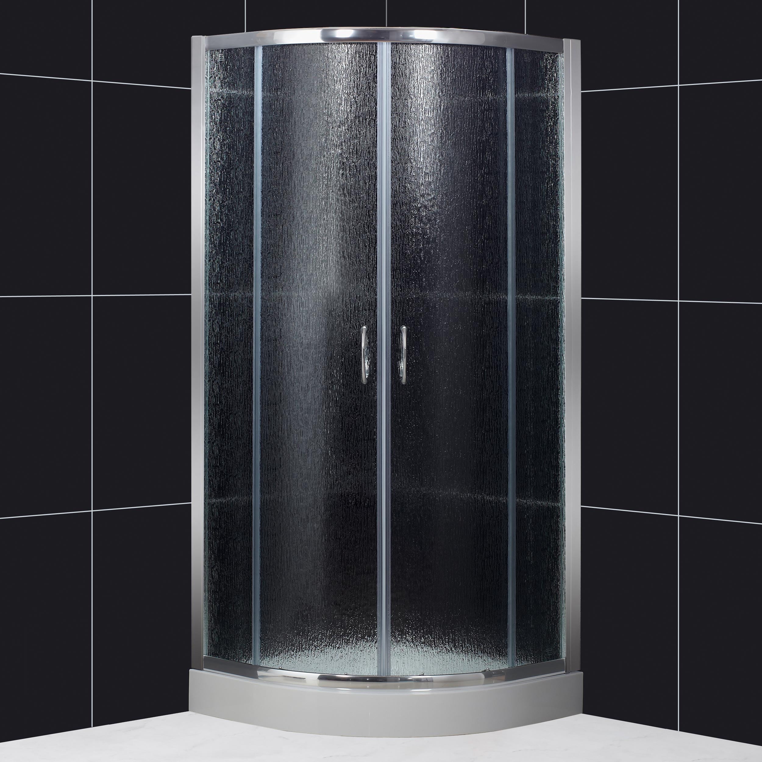 Dreamline Sector 35x35x73 Rain Glass Shower Enclosure