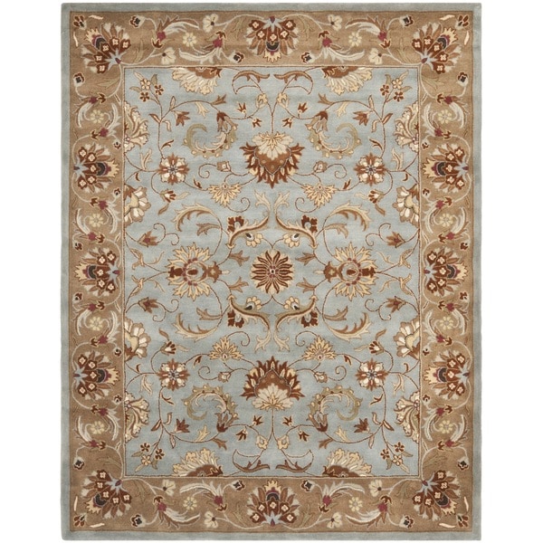 Safavieh Handmade Heritage Timeless Traditional Blue/ Beige Wool Area Rug