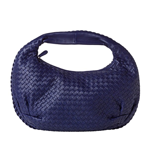 Bottega Veneta Royal Veneta Handbag bottega veneta veneta belly royal blue woven leather Bottega Veneta Royal Veneta Handbag bottega veneta veneta belly royal blue woven leather