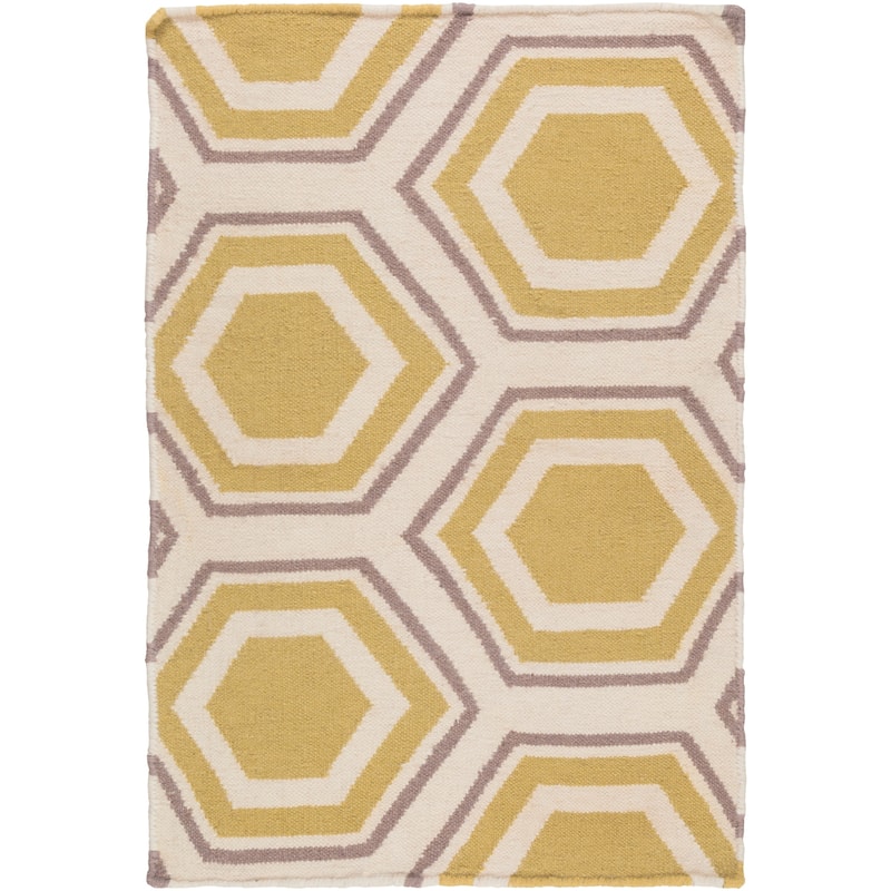 Hand woven Guadalupe Wool Area Rug - 2' x 3' - 2' x 3'