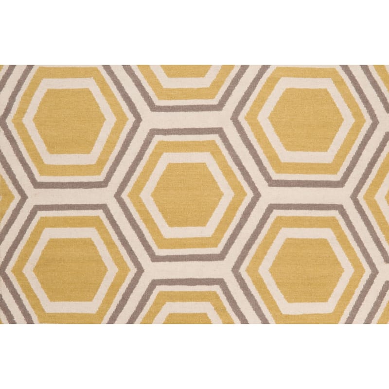 Hand woven Guadalupe Wool Area Rug - 2' x 3' - 2' x 3'