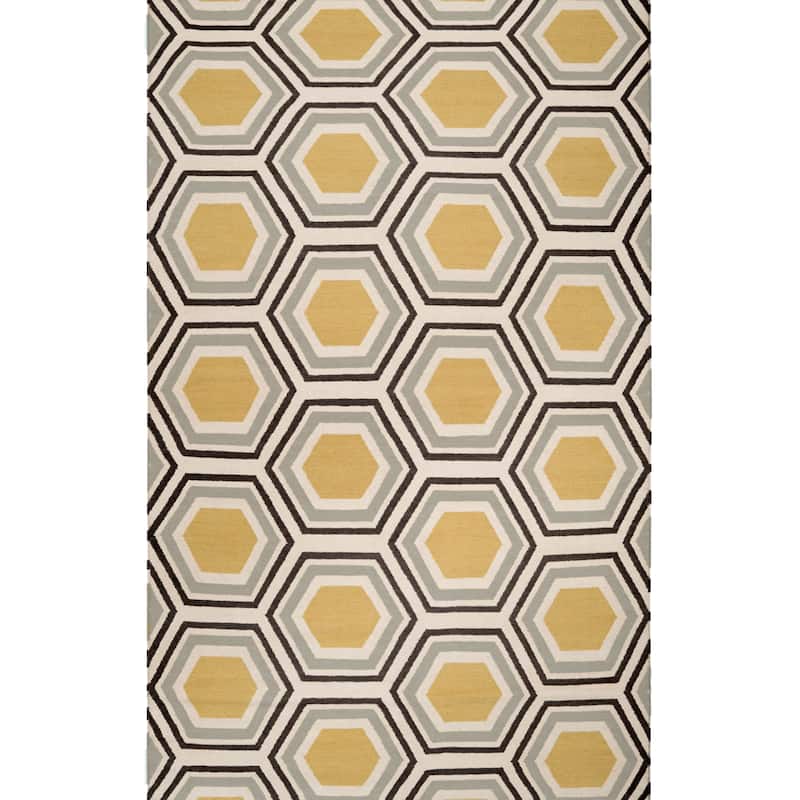 Hand woven Guadalupe Wool Area Rug - 2' x 3' - 2' x 3'