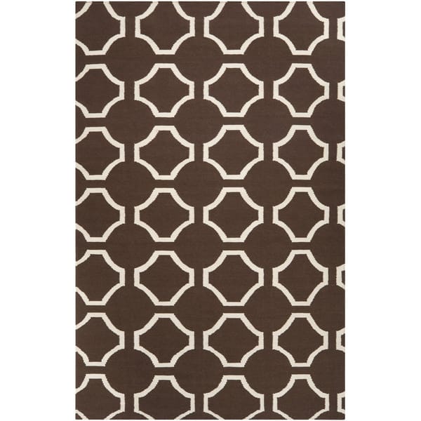 slide 2 of 4, Hand Woven Gilbert Wool Area Rug - 2' x 3' - 2' x 3' Brown - 2' x 3' - Rectangle