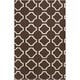 preview thumbnail 1 of 2, Hand Woven Gilbert Wool Area Rug - 2' x 3' - 2' x 3' Brown - 2' x 3' - Rectangle