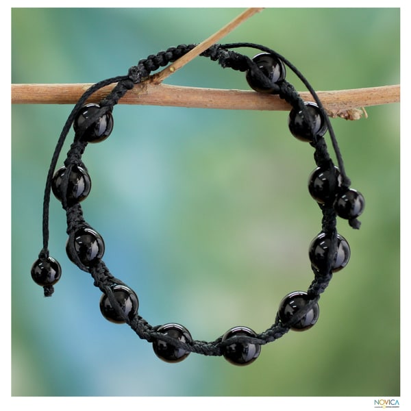 Handcrafted Oneness Onyx Bracelet (India)