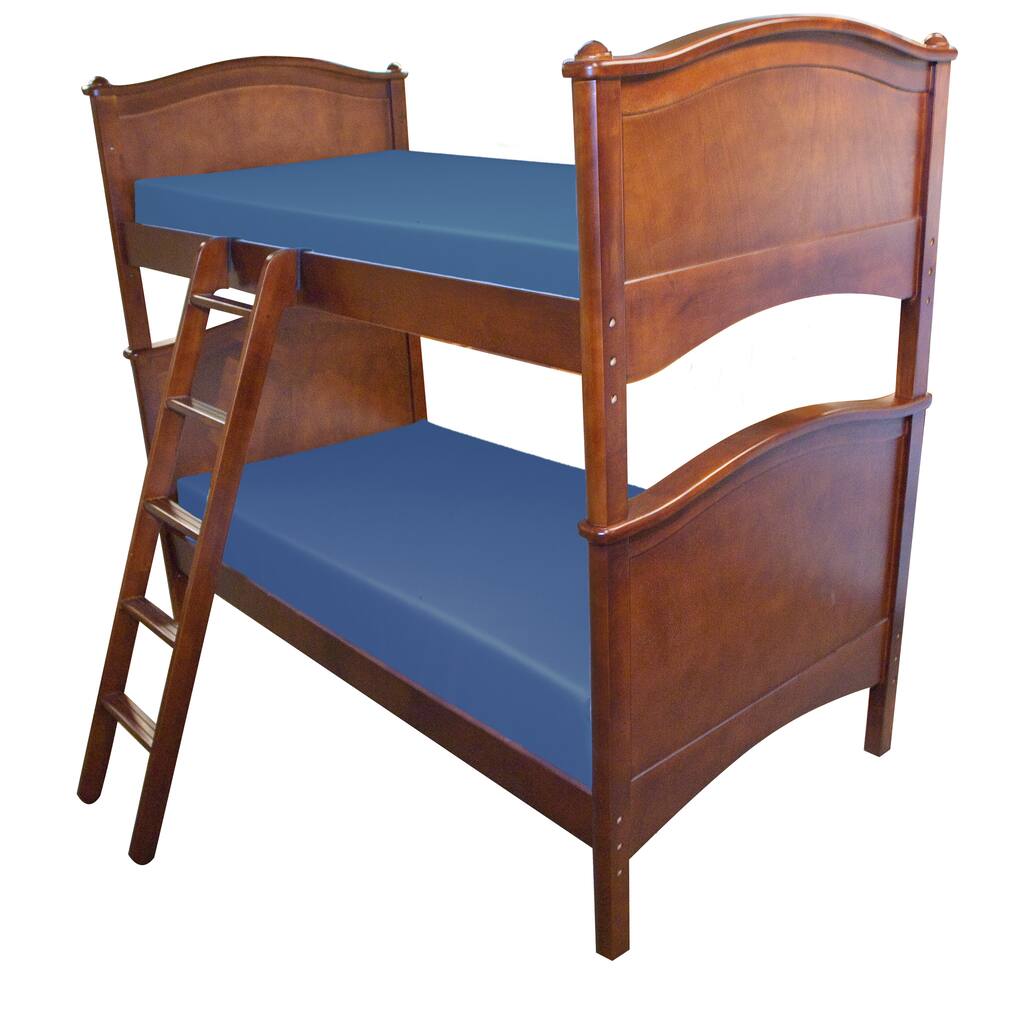 Select Luxury Blue Reversible Vinyl 6-inch Medium Firm Twin-size Foam Mattress