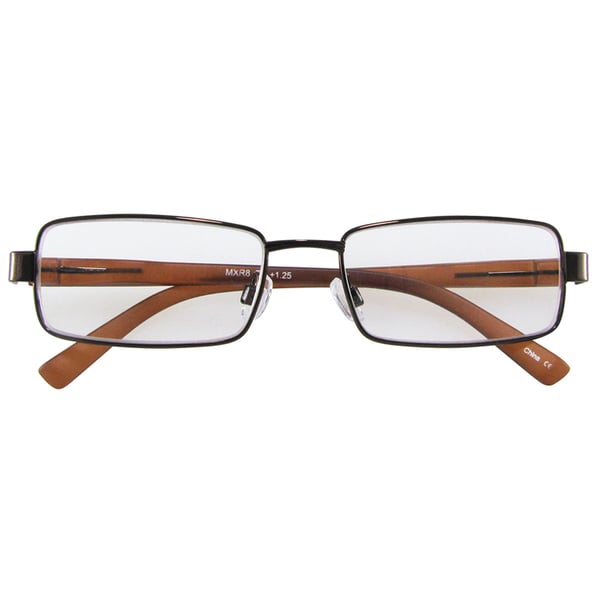 M by Max Studio Men's Brown Reading Glasses M by Max Studio Reading Glasses