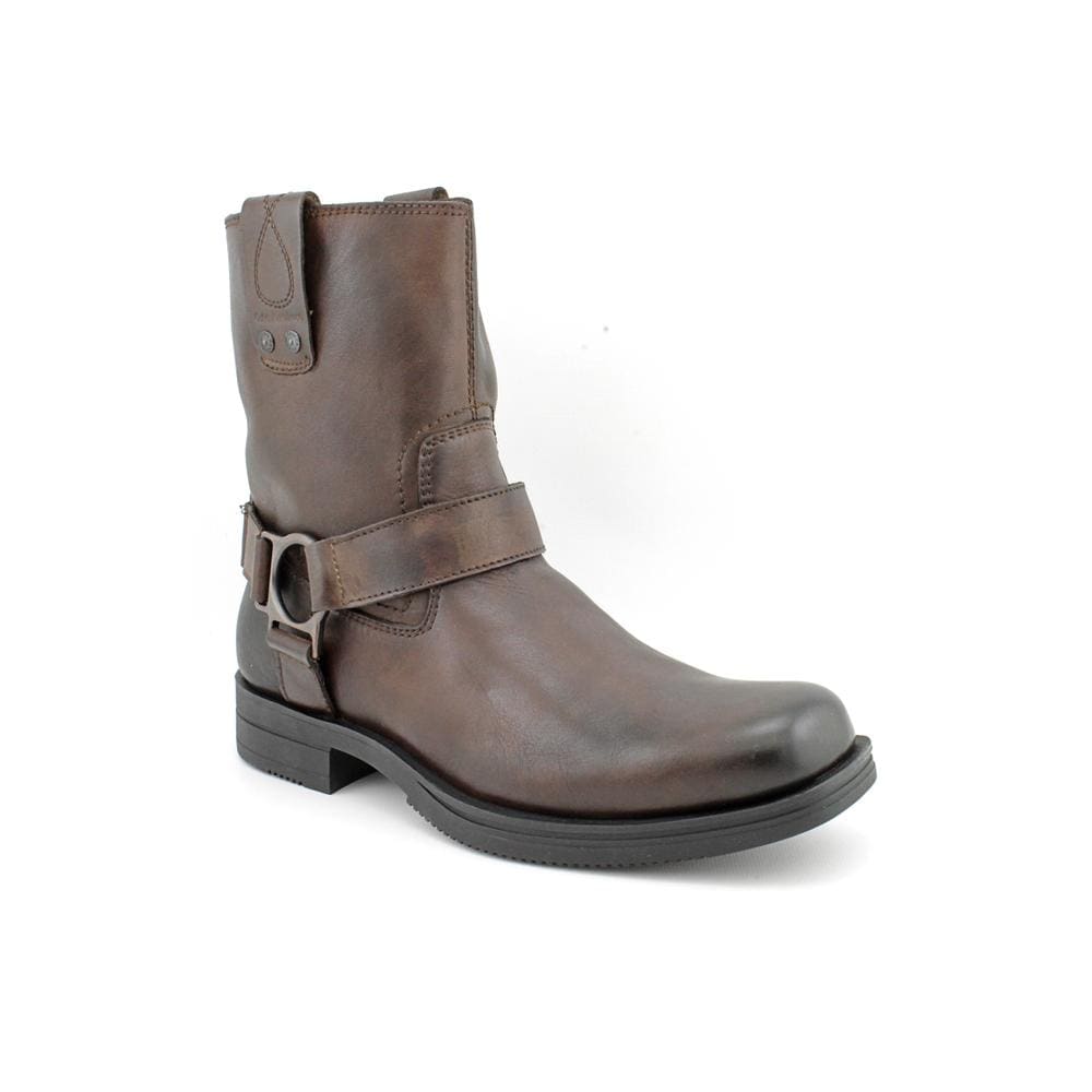 Calvin Klein Jeans Mens Lian Leather Boots Was $152.99 Today $93