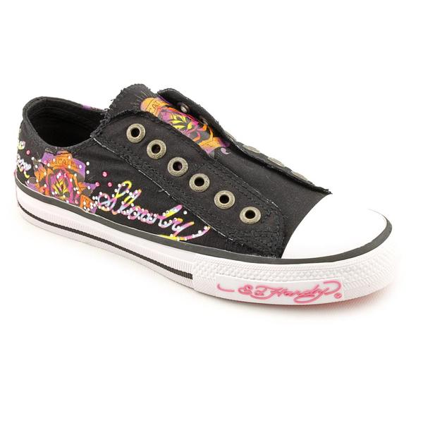 Shop Ed Hardy Women's 'Lowrise Stone' Canvas Casual Shoes - Free ...