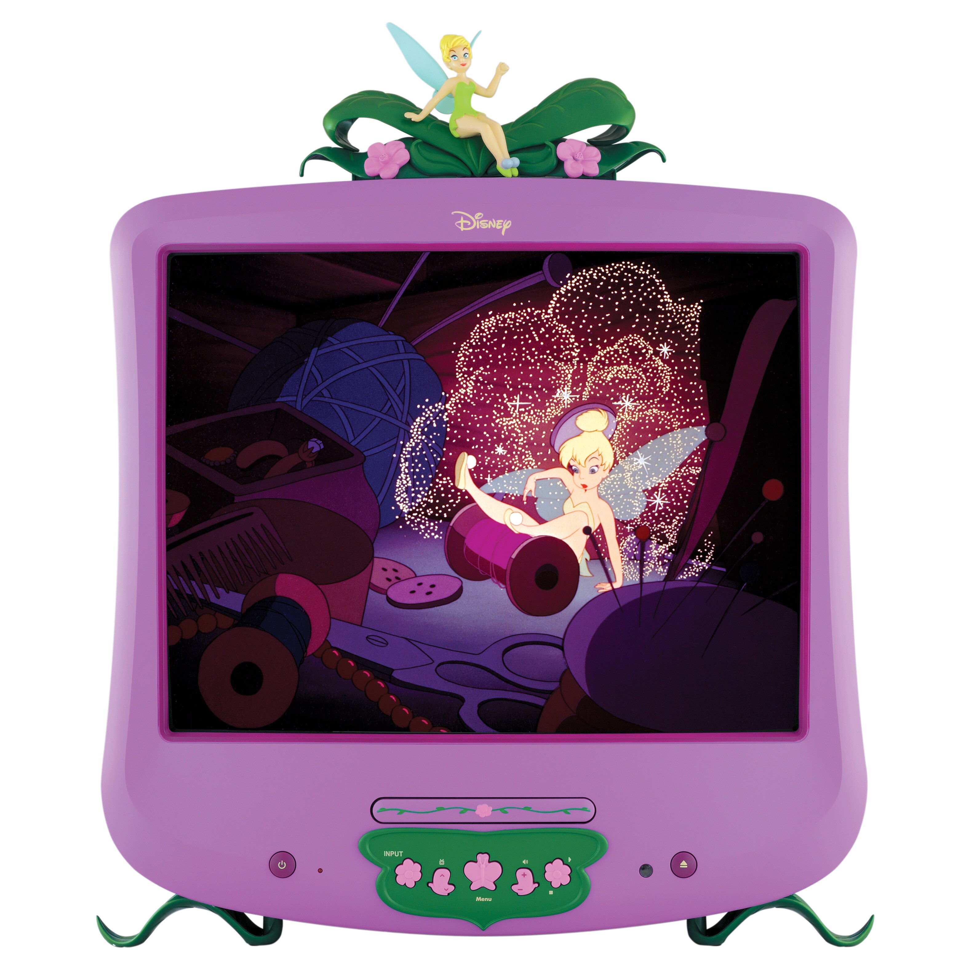 Disney Fairies Color Tv Dvd Combo With Digital Tuner And Remote Control Overstock