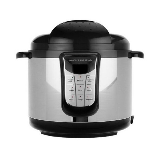 Cook's Essentials K28105 5-quart Digital Heavy Duty Pressure Cooker  (Refurbished) - Bed Bath & Beyond - 5393941