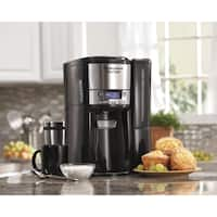 Hamilton Beach 5 Cup Compact Coffee Maker with Programmable Clock & Glass  Carafe - Bed Bath & Beyond - 34040965