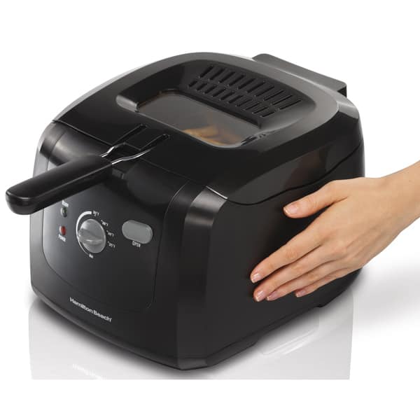 Hamilton Beach Cool-Touch Deep Fryer, 2 Liters/8 Cup Oil Capacity