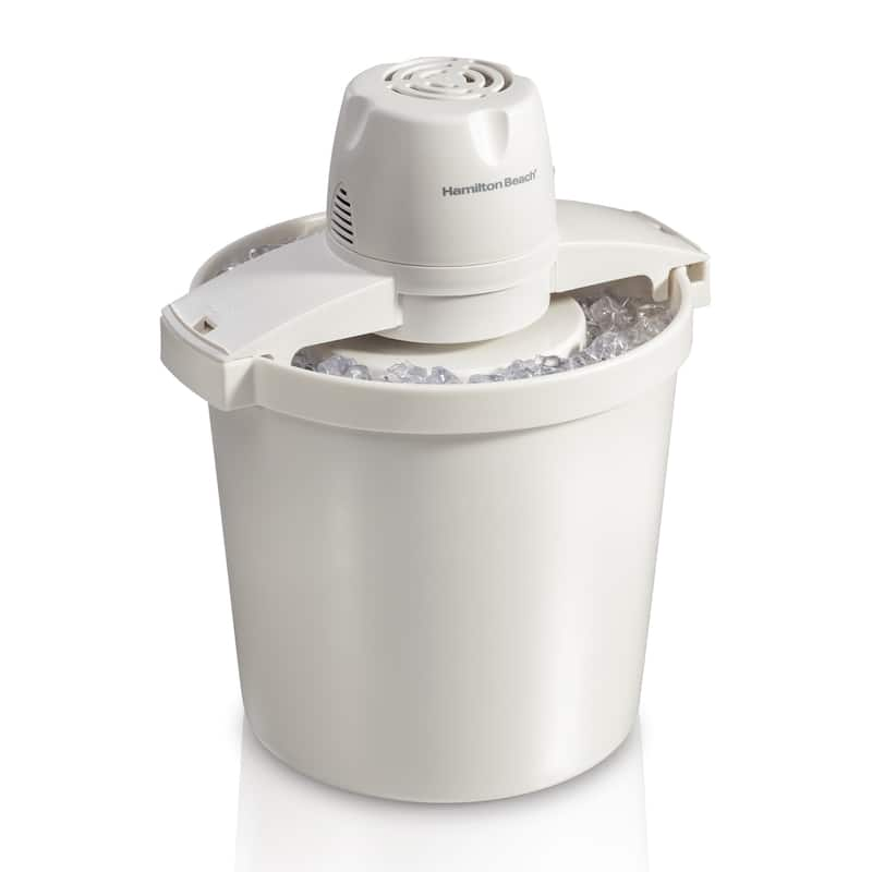 Hamilton Beach 4 Quart Capacity Ice Cream Maker - White