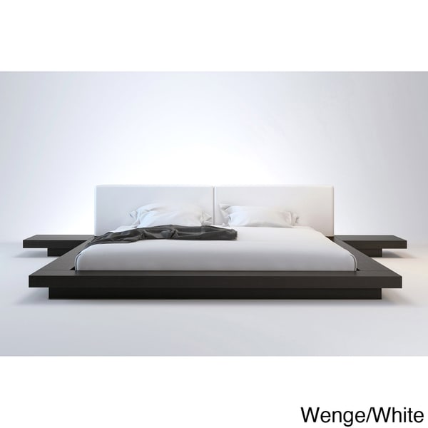 Worth Full-size Platform Bed with 2 Matching Nightstands