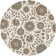 preview thumbnail 55 of 75, Lily Hand-tufted Transitional Floral Pattern Wool Area Rug 6' Round - White - Runner/Round