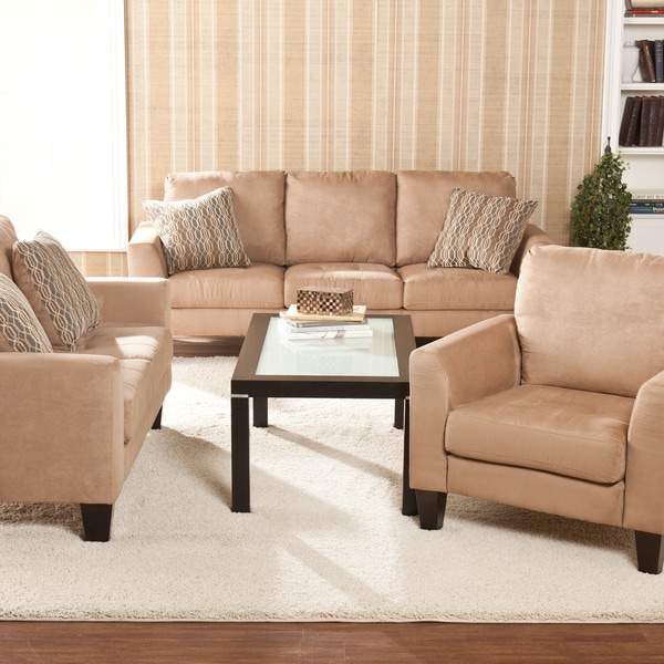 Shop Harper Blvd Ascot Mocha Sofa/ Loveseat/ Chair Set Free Shipping