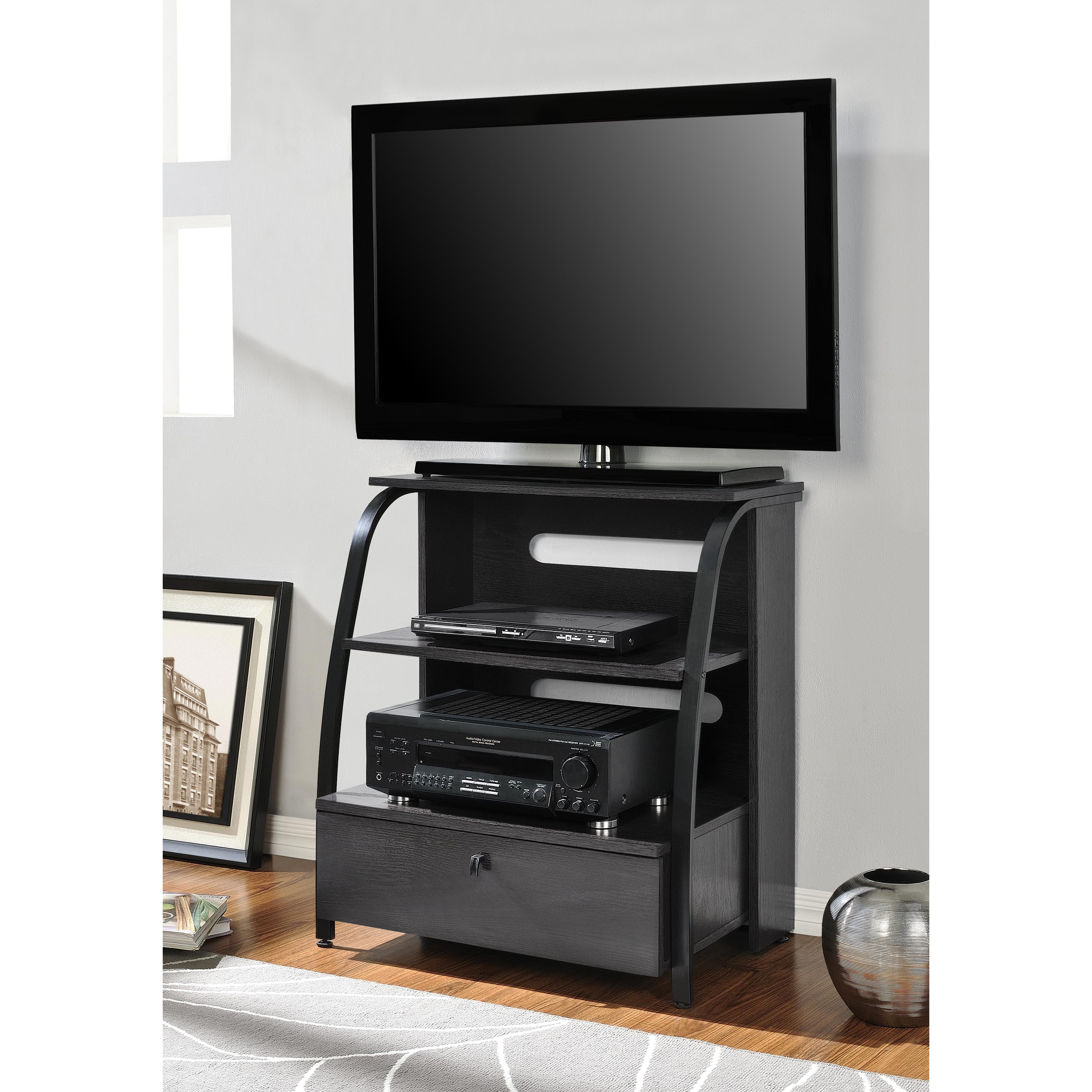 Essex Espresso Highboy TV Stand Today $92.99 4.4 (9 reviews)