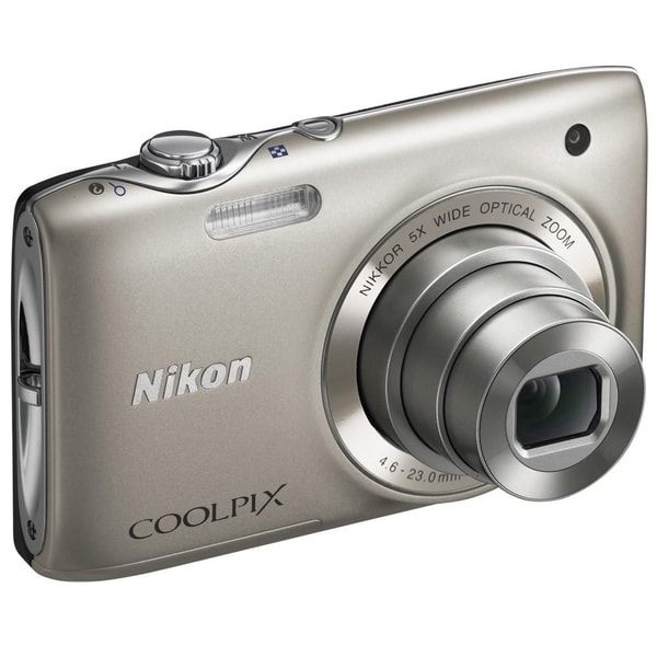 Nikon Coolpix S3100 14MP Silver Digital Camera (Refurbished)