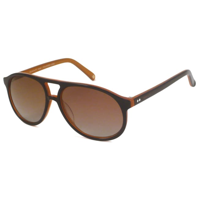 Gant Grs Stoffe Mens Polarized/ Aviator Sunglasses