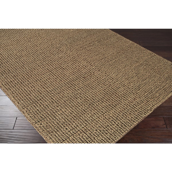 Hand-woven Casual Solid Colored Alpson Wool Rug