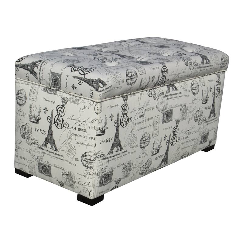 Sole Designs Angela Paris Match Onyx Storage Trunk