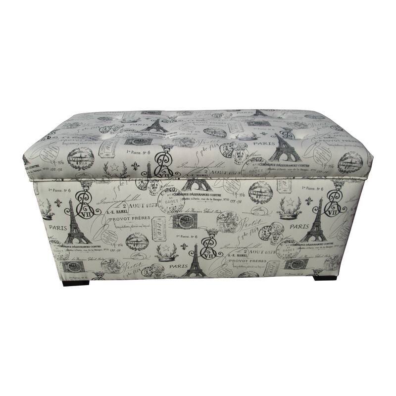 Sole Designs Angela Paris Match Onyx Storage Trunk