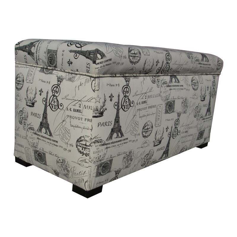 Sole Designs Angela Paris Match Onyx Storage Trunk