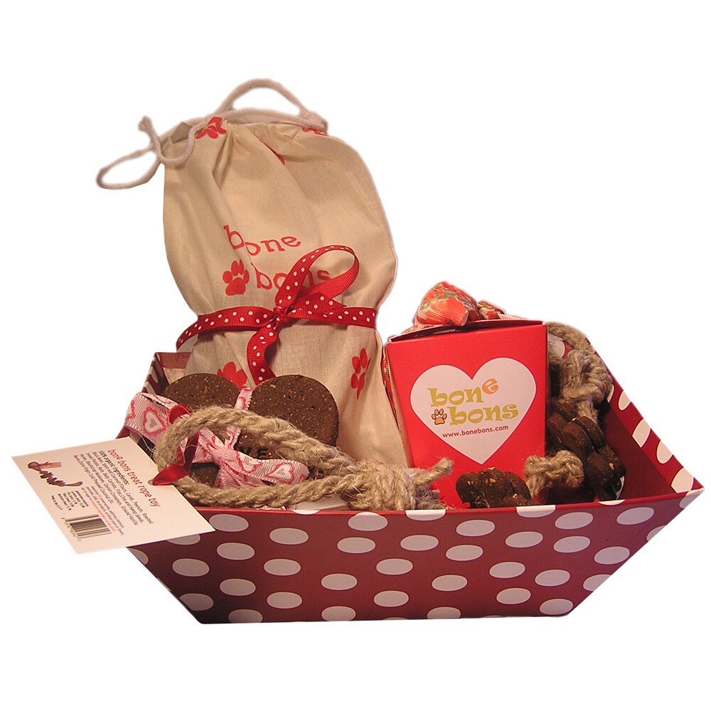 Organic dog gift baskets
