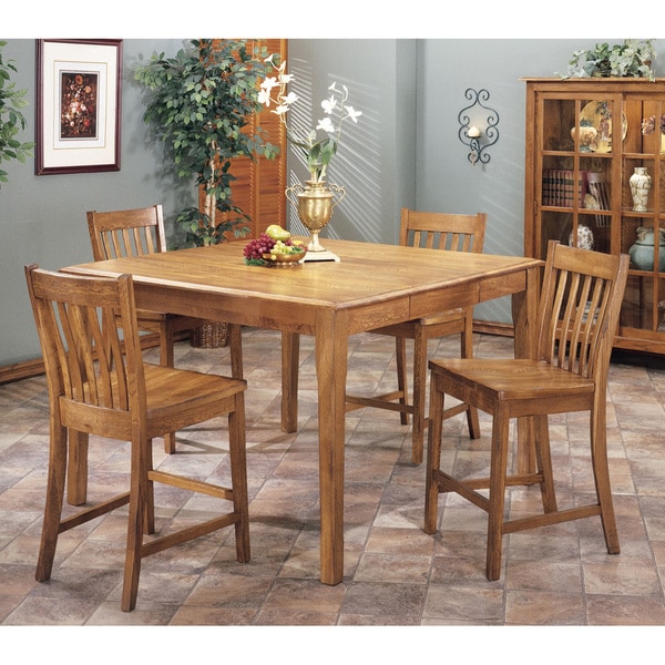 Intercon Cambridge Solid Oak 54-inch Rustic Butterfly Gathering Table