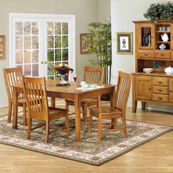 Shop Intercon Cambridge Solid Oak 42-inch Rustic Dinette 