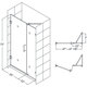preview thumbnail 21 of 34, DreamLine Unidoor Lux 45 in. W x 72 in. H Fully Frameless Hinged Shower Door with Support Arm - 45" W
