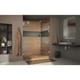preview thumbnail 14 of 34, DreamLine Unidoor Lux 45 in. W x 72 in. H Fully Frameless Hinged Shower Door with Support Arm - 45" W