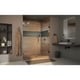 preview thumbnail 33 of 34, DreamLine Unidoor Lux 45 in. W x 72 in. H Fully Frameless Hinged Shower Door with Support Arm - 45" W
