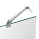 preview thumbnail 20 of 34, DreamLine Unidoor Lux 45 in. W x 72 in. H Fully Frameless Hinged Shower Door with Support Arm - 45" W