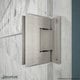 preview thumbnail 12 of 34, DreamLine Unidoor Lux 45 in. W x 72 in. H Fully Frameless Hinged Shower Door with Support Arm - 45" W