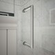 preview thumbnail 7 of 38, DreamLine Unidoor Lux 37 in. W x 72 in. H Fully Frameless Hinged Shower Door with Support Arm - 37" W
