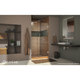 preview thumbnail 26 of 38, DreamLine Unidoor Lux 37 in. W x 72 in. H Fully Frameless Hinged Shower Door with Support Arm - 37" W