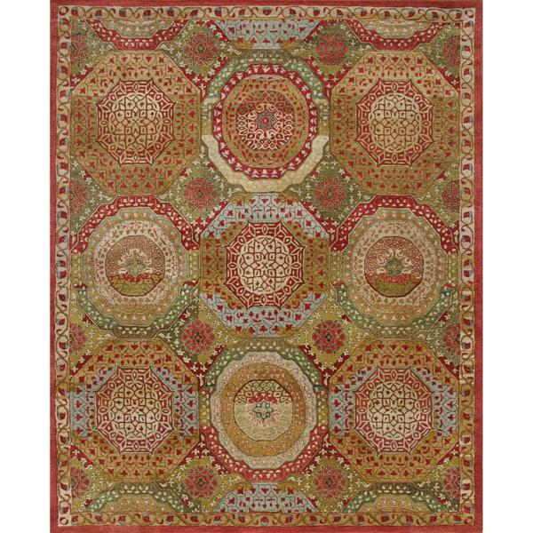 Handmade Jarret Wool Rust Rug (8' x 10') 7x9   10x14 Rugs