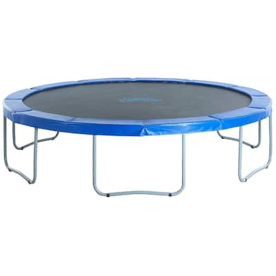 Machrus Upper Bounce 14 FT Round Outdoor Trampoline with Safety Pad for ...