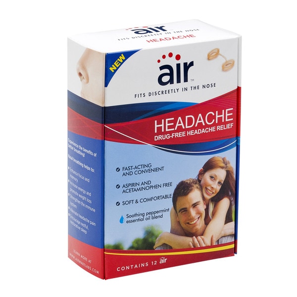 Air Drug free Headache Relief Nasal Breathing Aid (Pack of 12