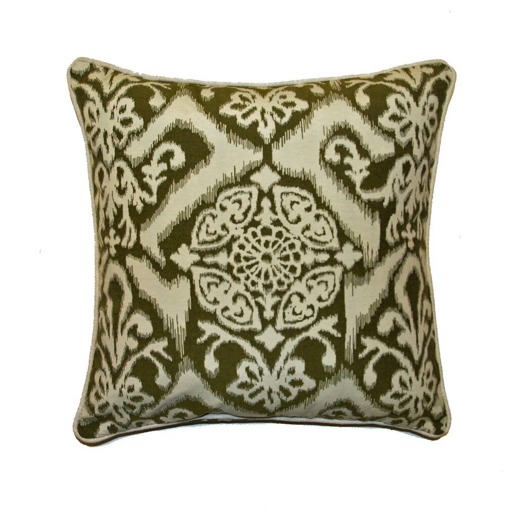 JAR Designs 'Ikat Green' Throw Pillow