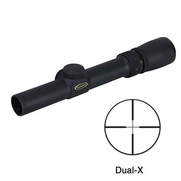 Weaver Classic V 1-3x20mm Dual-X Reticle Rifle Scope