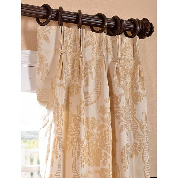 Shop Exclusive Fabrics Magdelena Champagne Faux Silk Jacquard