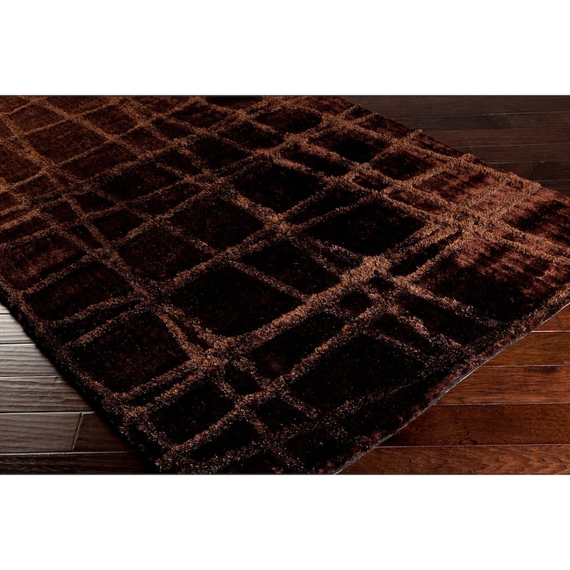 Hand-woven Alamo HIgh/Low Soft Shag Area Rug