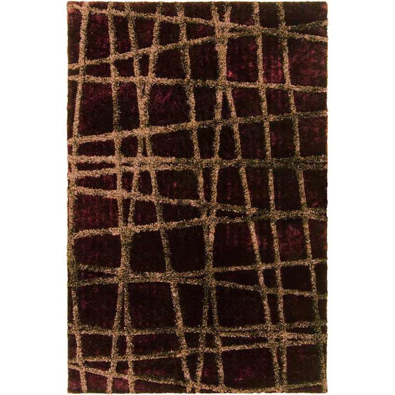 Hand-woven Alamo HIgh/Low Soft Shag Area Rug