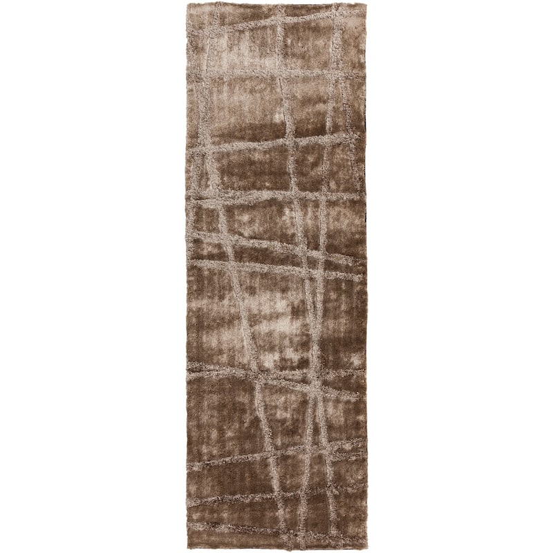 Hand-woven Alamo HIgh/Low Soft Shag Area Rug