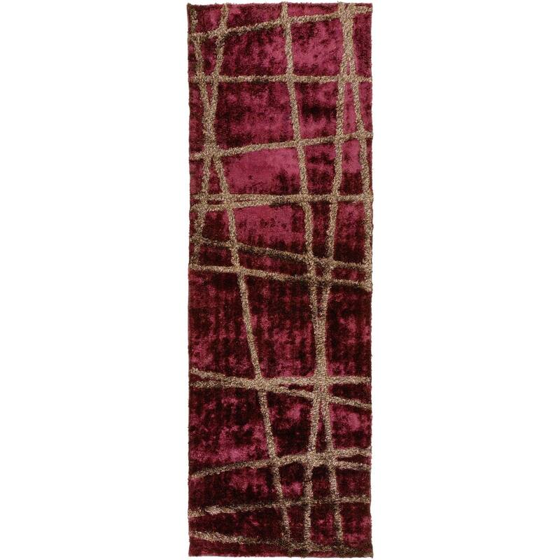 Hand-woven Alamo HIgh/Low Soft Shag Area Rug
