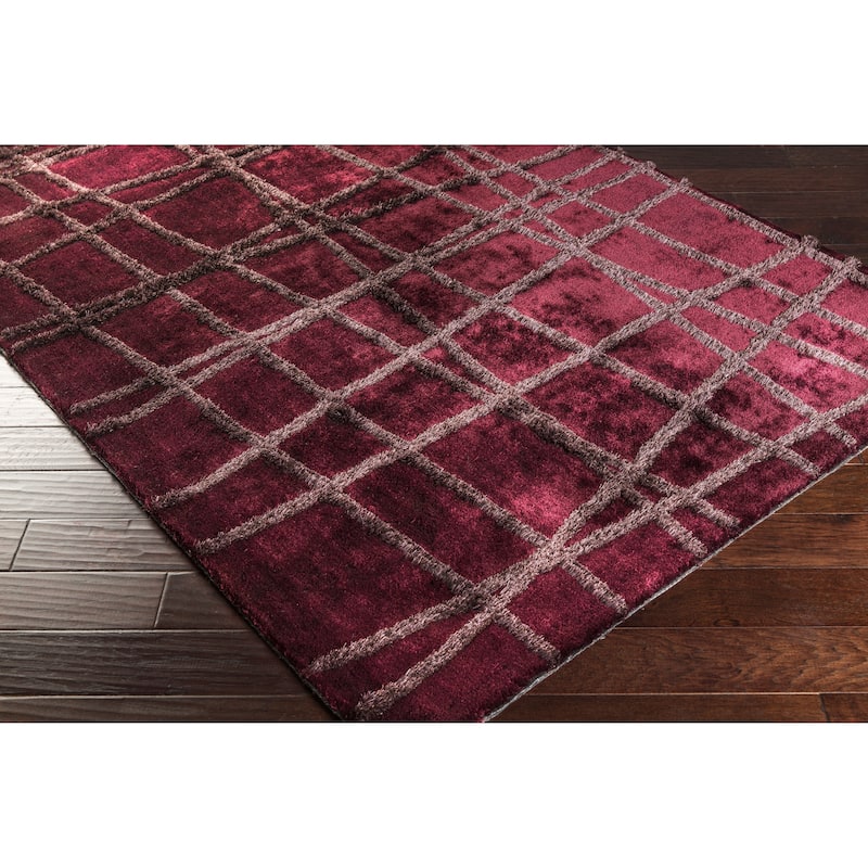 Hand-woven Alamo HIgh/Low Soft Shag Area Rug